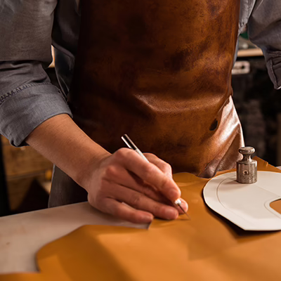 Vakmanschap in leerbewerking bij PelleRicca